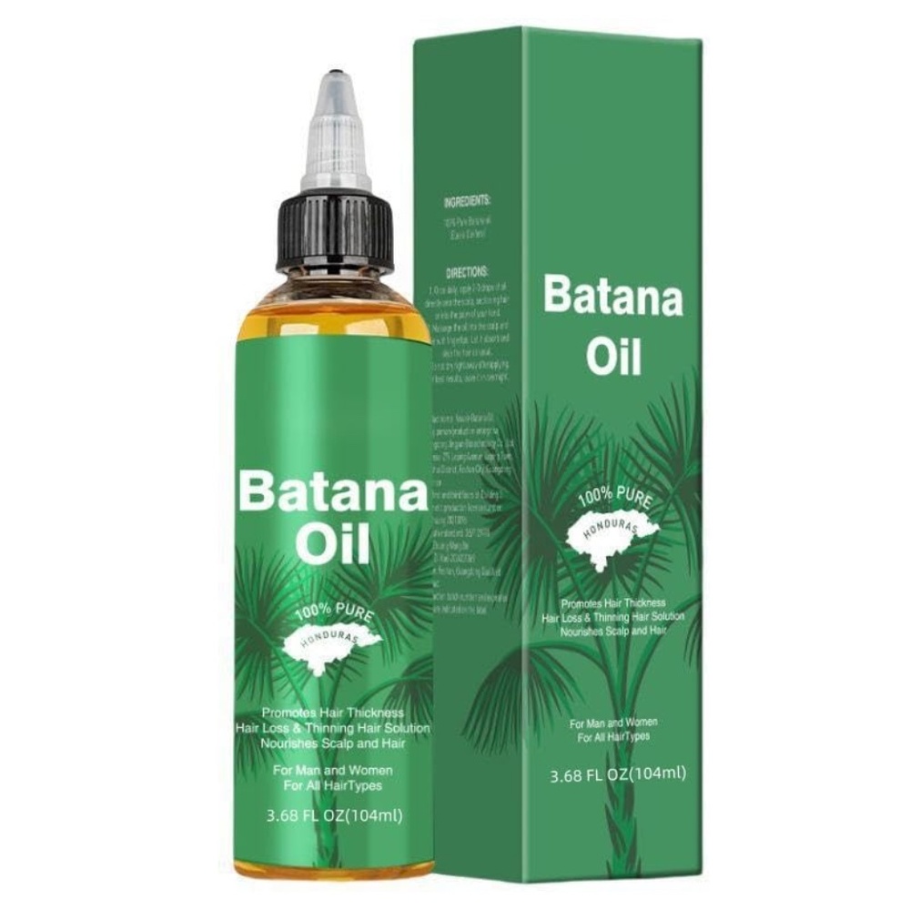 100% Natural Raw Dr Sebi Batana Oil for Hair Growth, From Honduras 4 Fl Oz (2 Pa